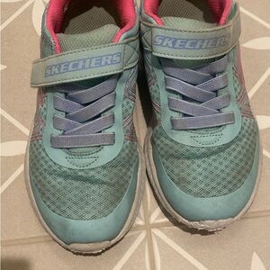 Skechers Kids' Teal and Pink Sneakers
